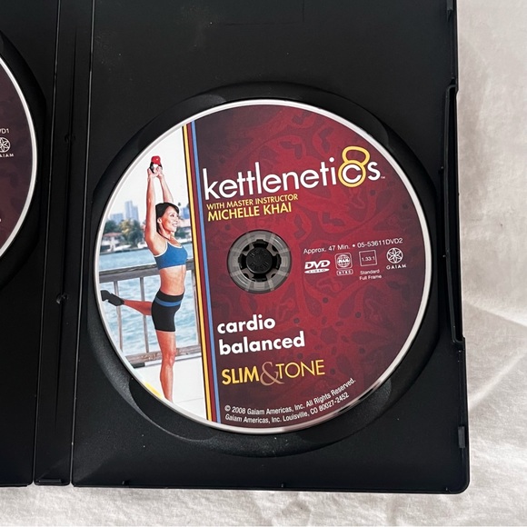 Kettlenetics Slim and Tone - 3 kBell Workouts On 2 DVDs Fitness Exercise Khai - Picture 3 of 8